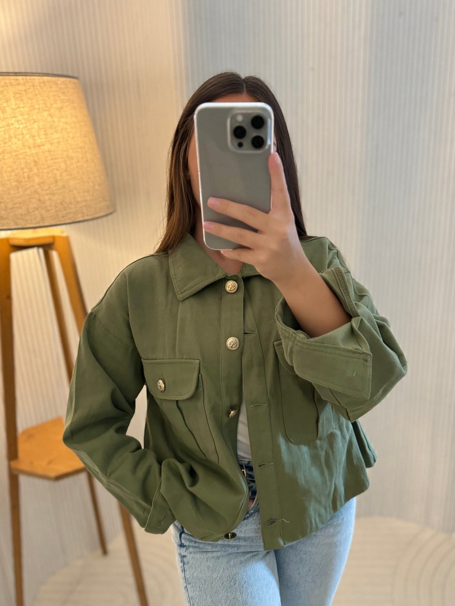 Veste kaki