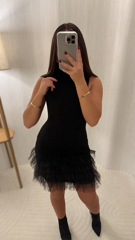 Robe avec tulle