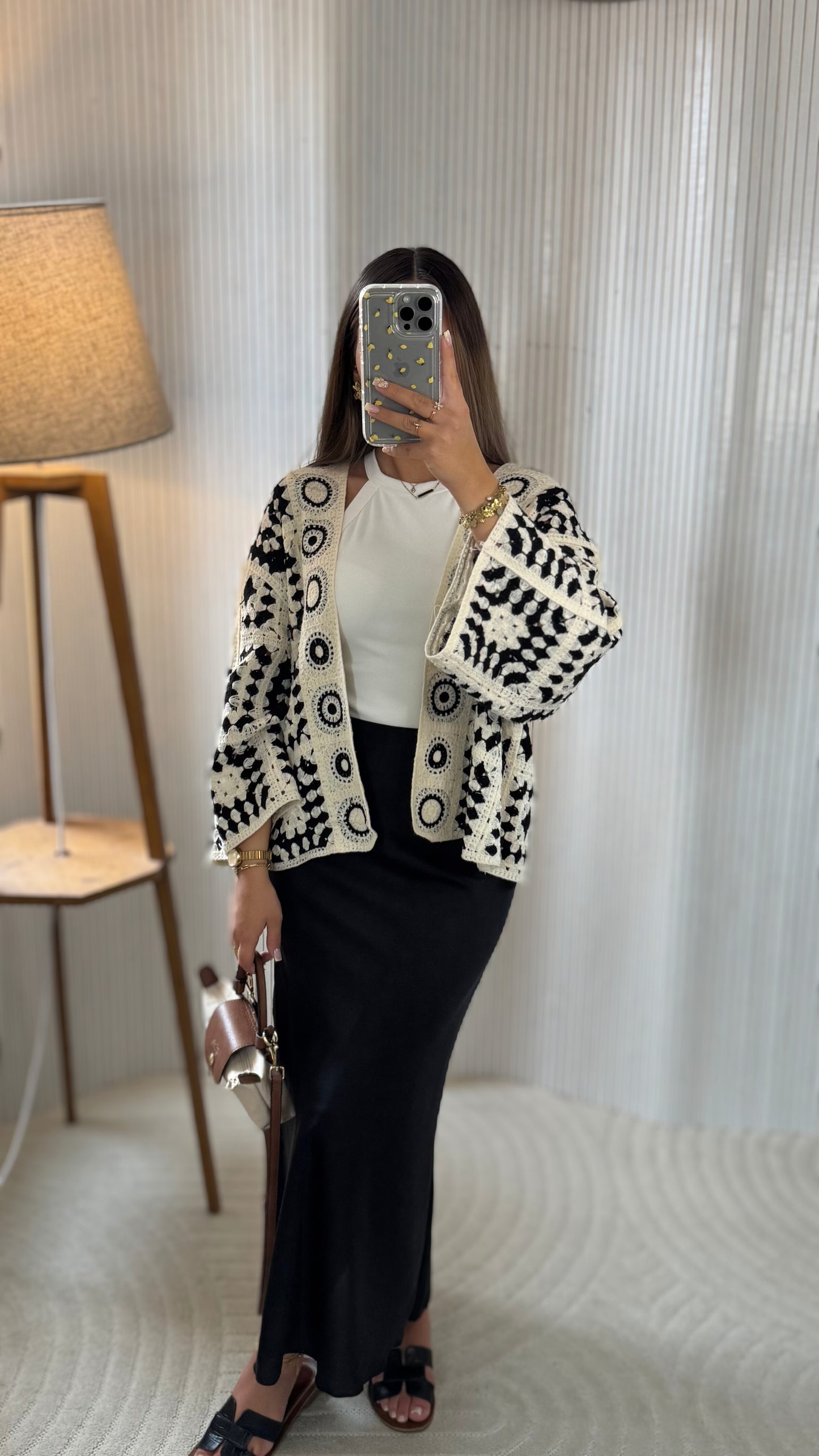 Jupe en satin noire