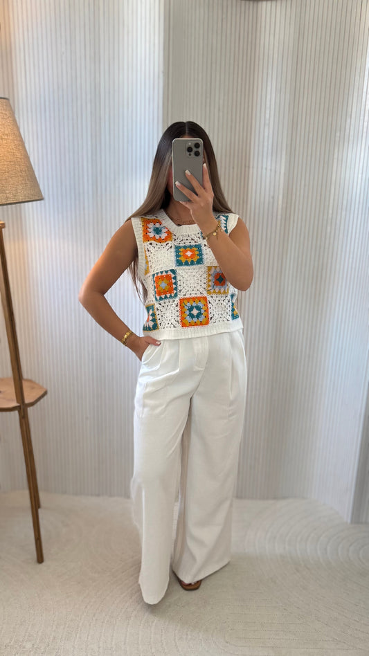 Top en crochet